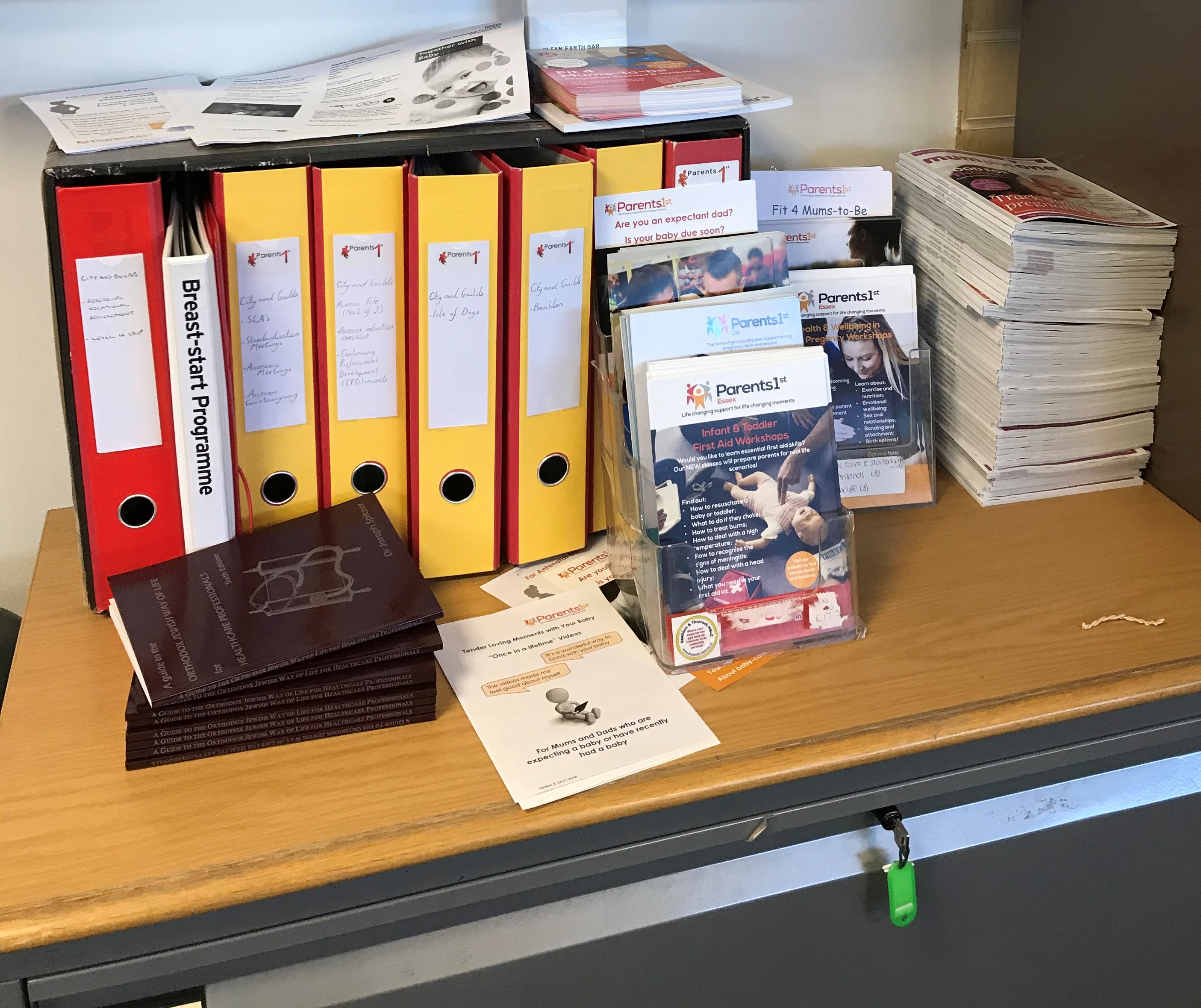 Keep volunteer files in a locked cabinet