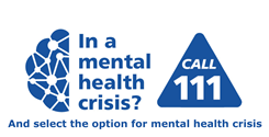 In a mental health crisis? Call 111